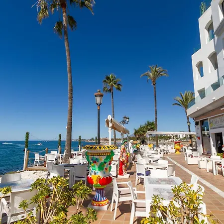 Apartment Banus -puerto Banus - Luxury Harbour Seafront - Brand New 3br - 3ba - Stunning Mediterranean Views - Outdoor Terrace - Colorful Sunsets - Bright Interiors - New Furniture - Steps From Marina & El Corte Ing Luxury Shopping