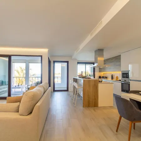 Banus -puerto Banus - Luxury Harbour Seafront - Brand New 3br - 3ba - Stunning Mediterranean Views - Outdoor Terrace - Colorful Sunsets - Bright Interiors - New Furniture - Steps From Marina & El Corte Ing Luxury Shopping Apartment Marbella